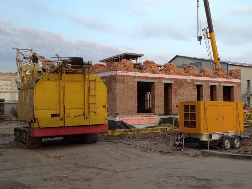 Дизель-генератор для стройплощадки