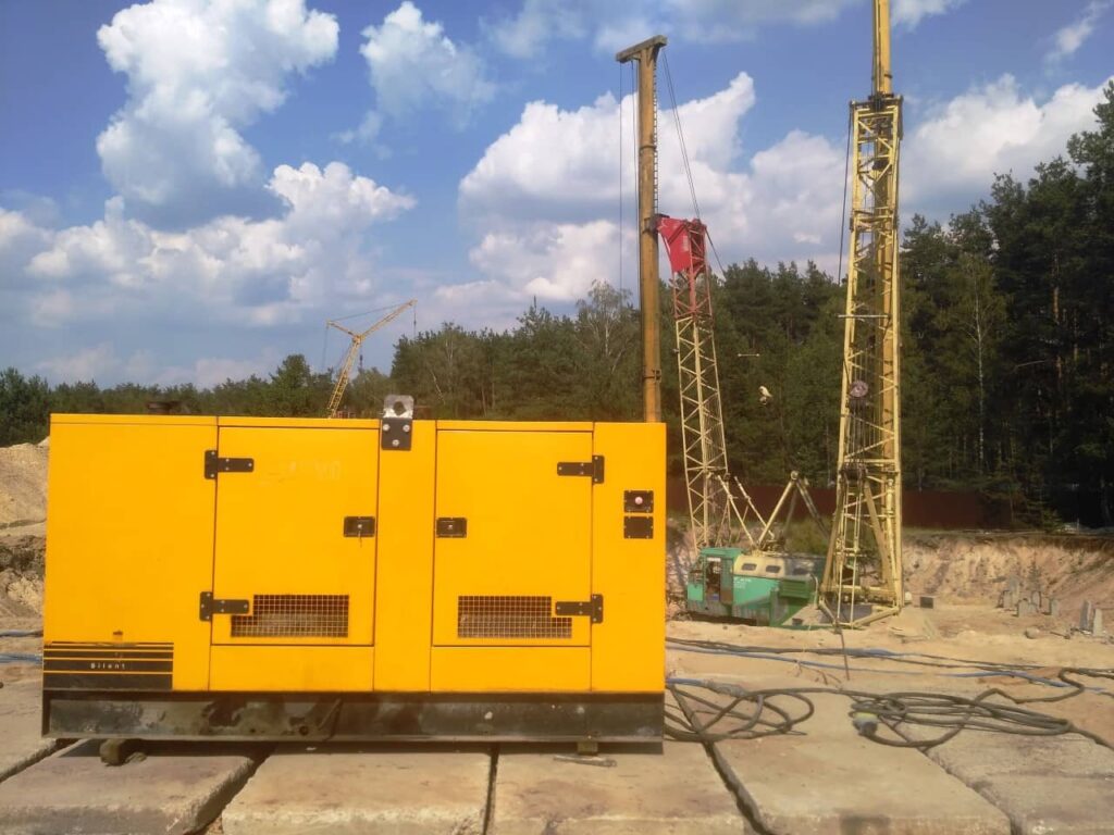 Дизель-генератор для стройплощадки в аренду