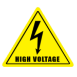 знак осторожно high voltage