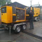 мойка генератора перед сдачей в аренду