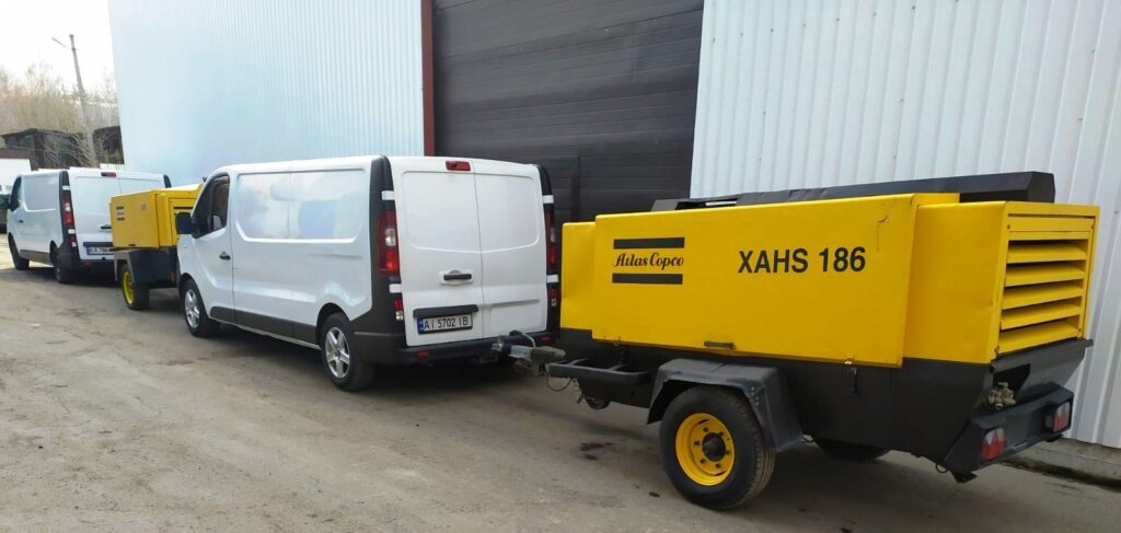 винтовой дизельный компрессор в аренду